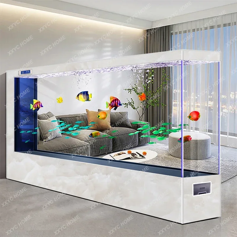 Aquarium Fish Live - WWSuper 대형 천장까지 닿는 어항 거실