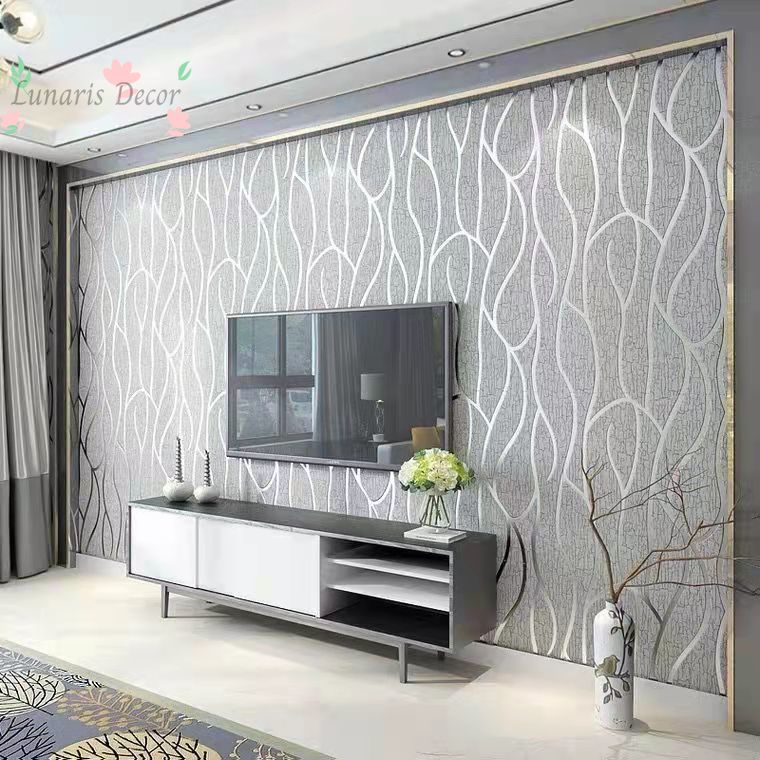 Background Film 3D - 3D TV 배경 벽지 곡선 스트라이프