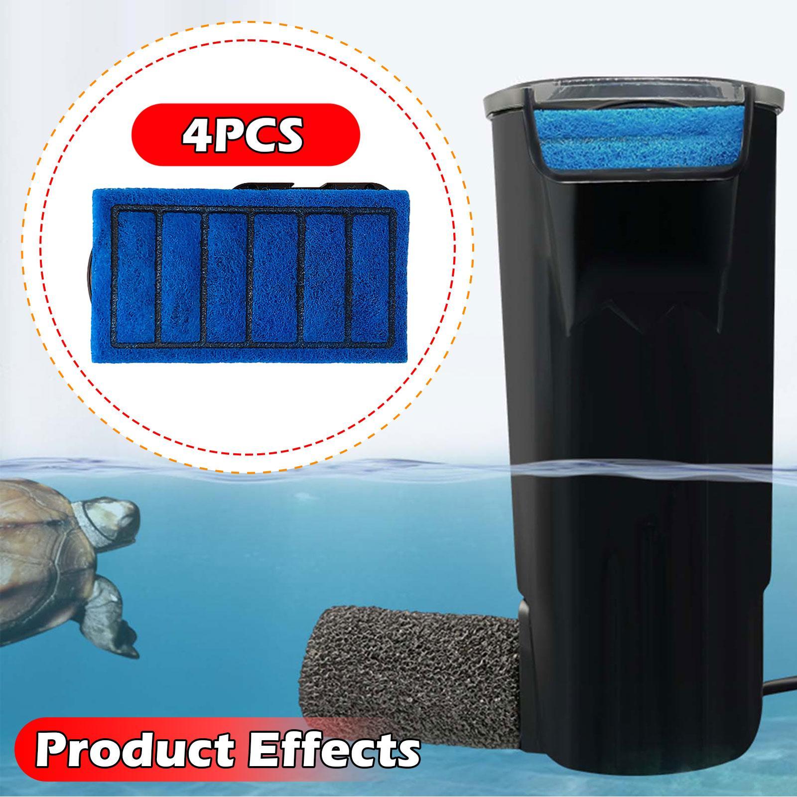 Aquarium Fish Accessories - 4 조각 탱크 필터 카트리지 설치가