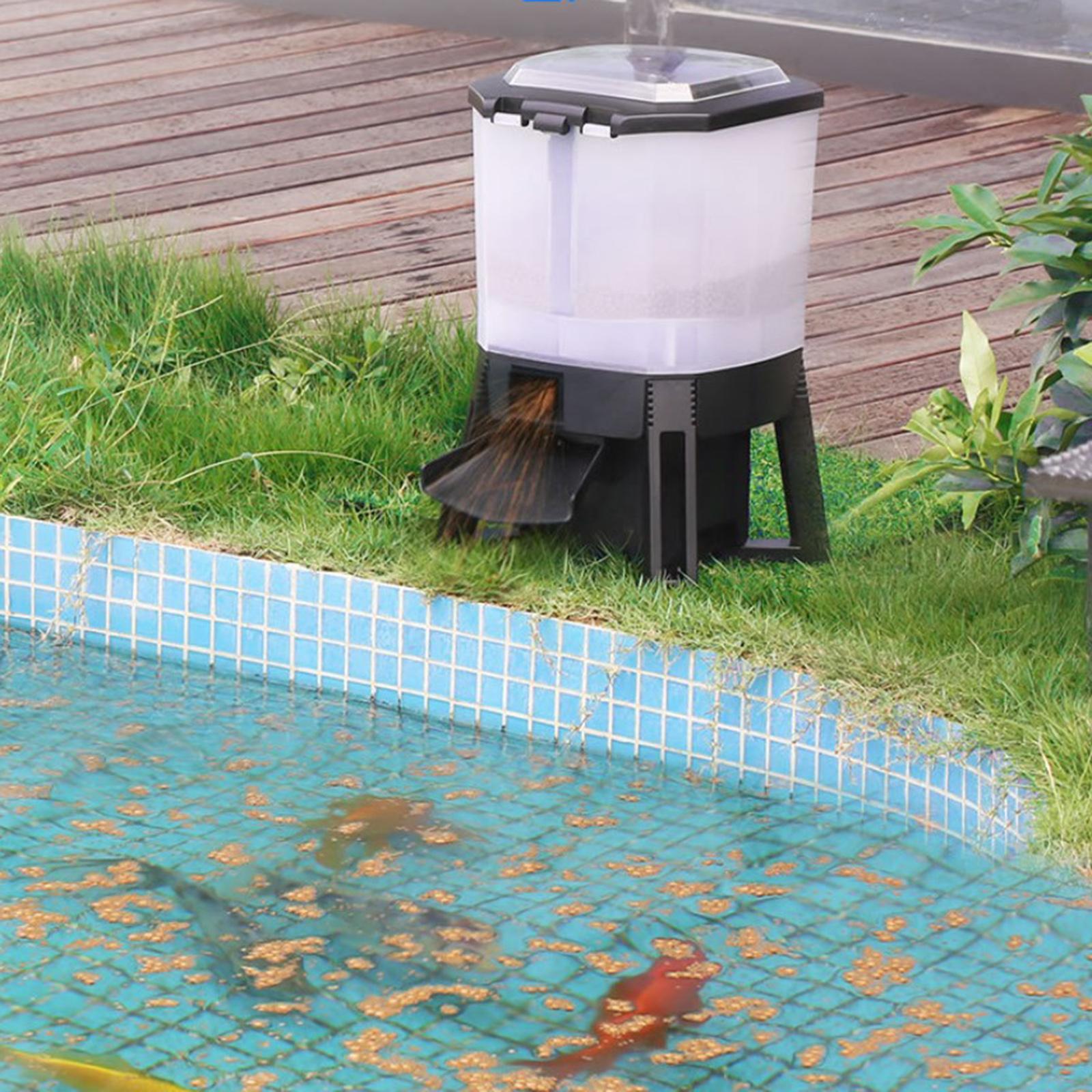 6L 조절 가능한 태양광 자동 어항 급식기 타이머 물고 - Aquarium Fish Koi 리뷰 및 가격