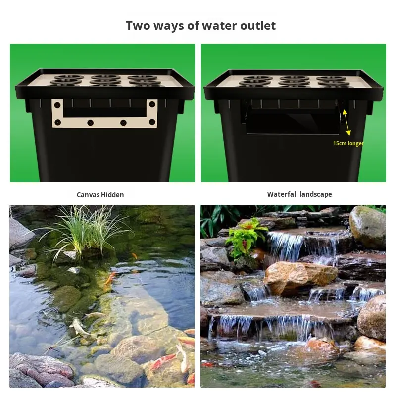공장 직영 야외 정원 연못 폭포 여과 시스템 숨김형 폭 - Aquarium Fish Accessories 리뷰 및 가격