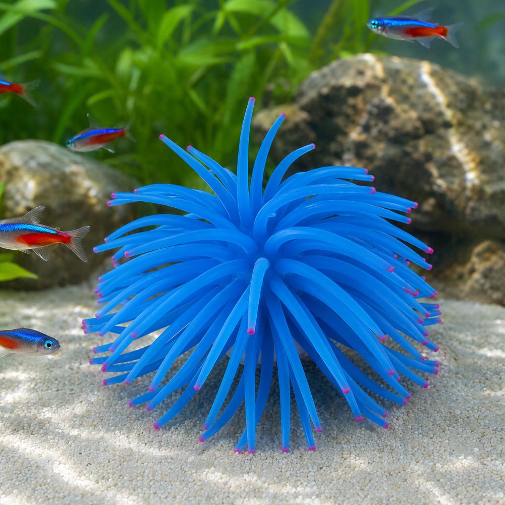물고기 탱크 장식품 실리콘 바다 아네모네 수족관 장식  - Aquarium Fish Accessories 리뷰 및 가격