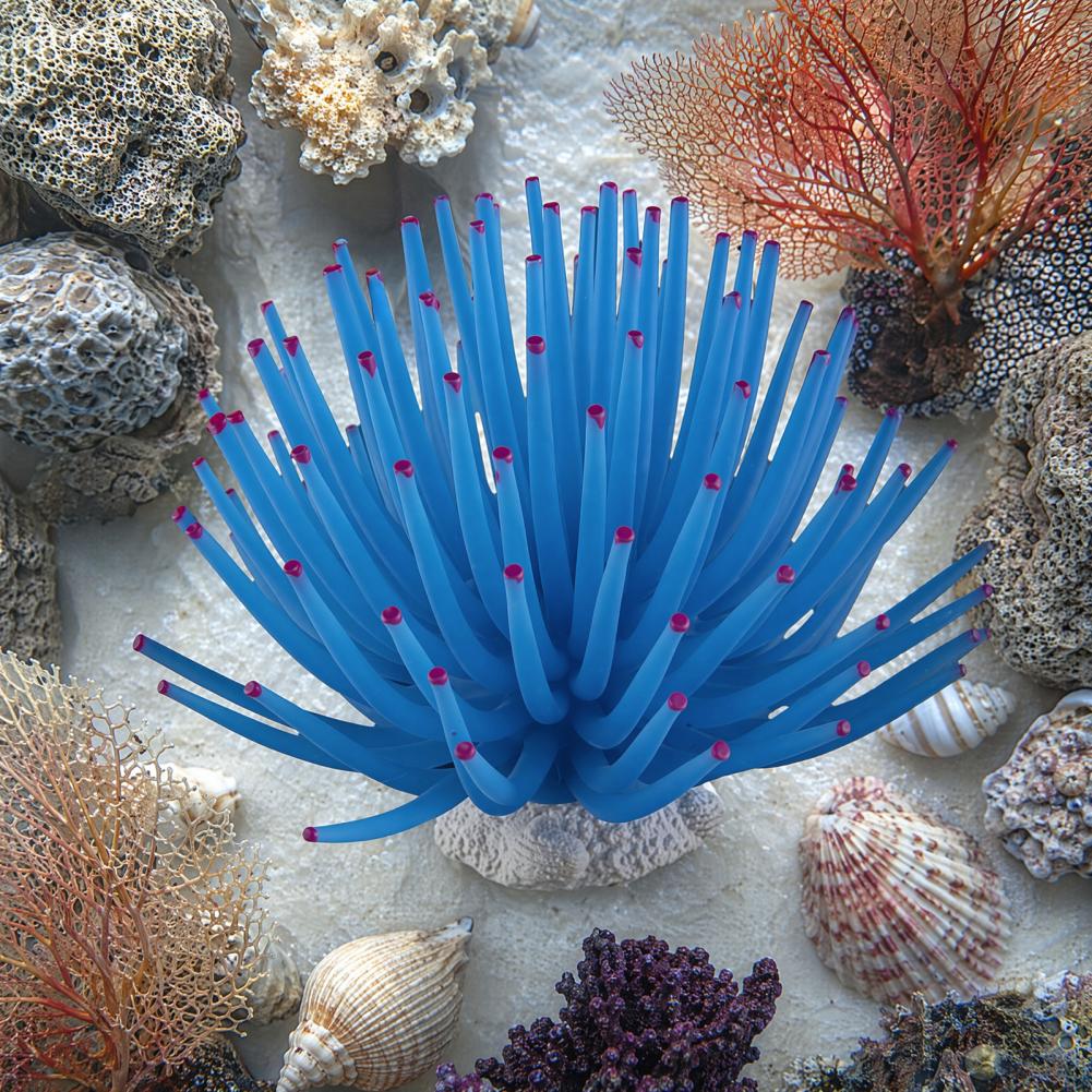 물고기 탱크 장식품 실리콘 바다 아네모네 수족관 장식  - Aquarium Fish Accessories 리뷰 및 가격