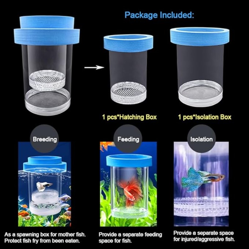 수족관 탱크 용 부동 물고기 사육 격리 상자 아기 물고 - Aquarium Fish Accessories 리뷰 및 가격