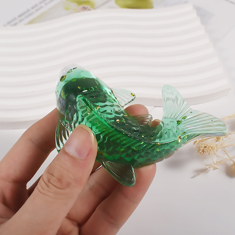 3D 잉어 모양 에폭시 수지 몰드 바다 동물 잉어 문어 - Aquarium Fish Koi 리뷰 및 가격