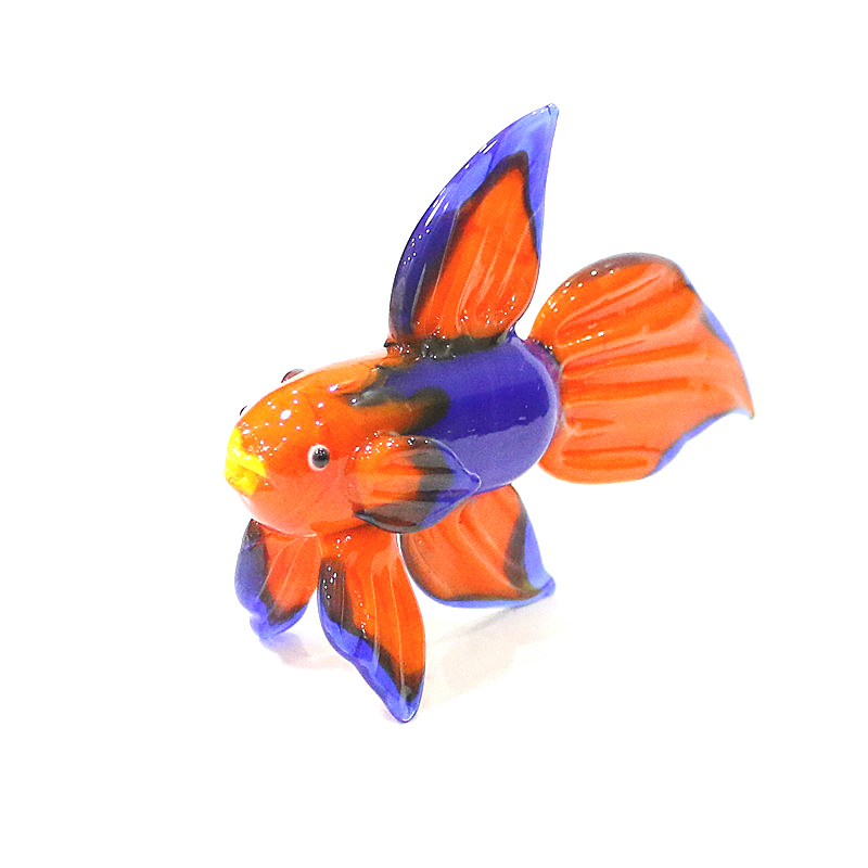 오렌지 무라노 유리 열대어 입상 장식품, 귀여운 수제  - Aquarium Fish Live 리뷰 및 가격