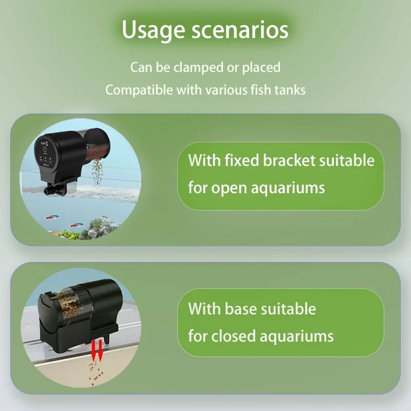 어항 자동 급식기 지능형 타이머 급식기 관상어 거북이  - Aquarium Fish Food 리뷰 및 가격