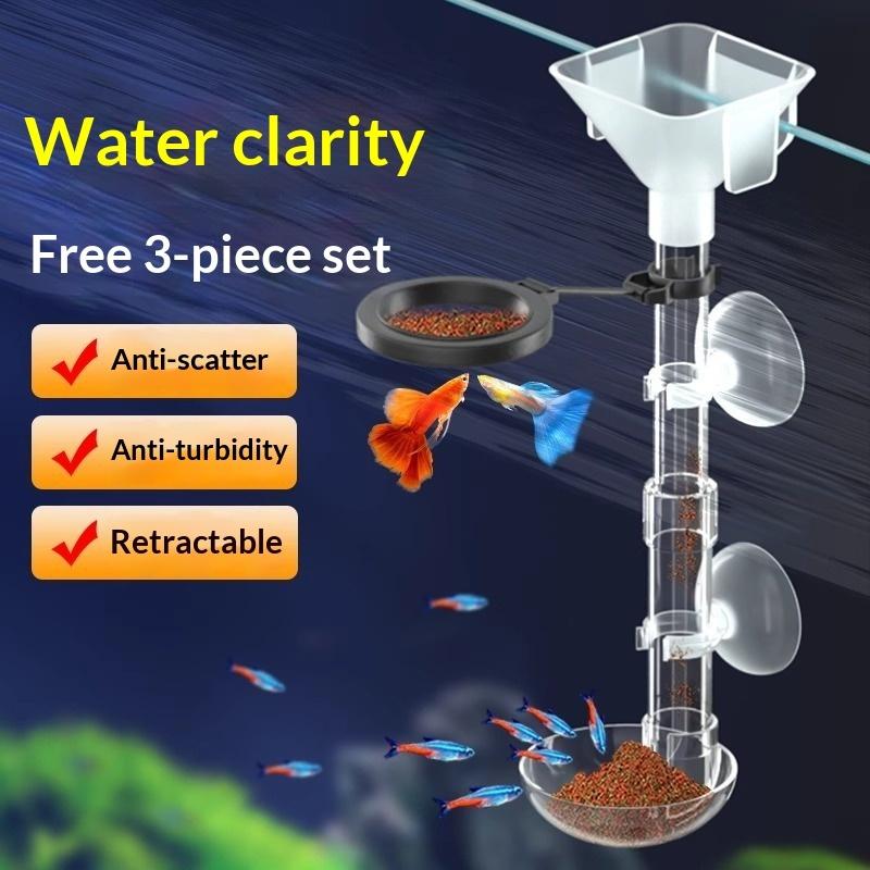 텔레스코픽 어항 먹이 공급 튜브, 흡착판이 있는 조절  - Aquarium Fish Food 리뷰 및 가격