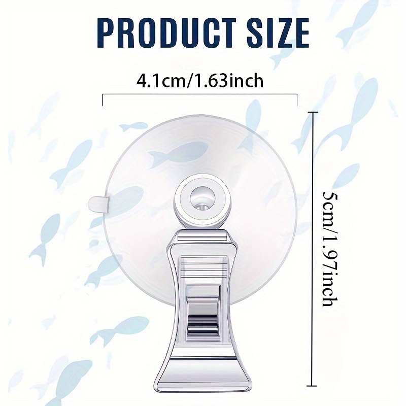 8pcs 물고기 해초 클립 식물 흡입 컵 클립 피드 홀 - Aquarium Fish Food 리뷰 및 가격