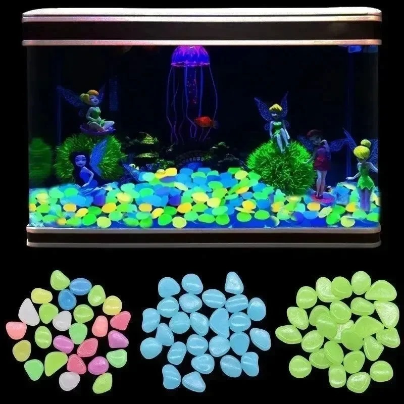 100-1000개 발광석, 야광 정원 자갈, 보도 어항 - Aquarium Fish Store 리뷰 및 가격
