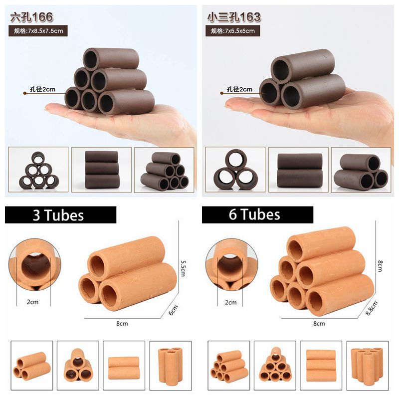 점토 수족관 장식 물고기 새우 놀이 숨어있는 동굴 대피 - Aquarium Fish Tank Price 리뷰 및 가격