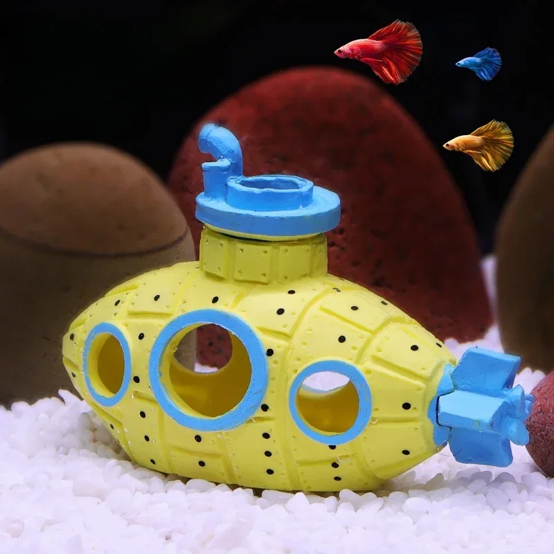 레진 잠수함 장식품 수족관 어항 장식 물고기 새우 은신 - Aquarium Fish Tank Price 리뷰 및 가격