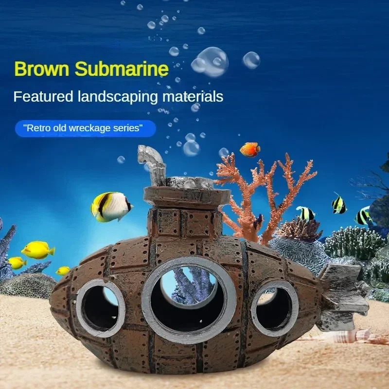레진 잠수함 장식품 수족관 어항 장식 물고기 새우 은신 - Aquarium Fish Tank Price 리뷰 및 가격
