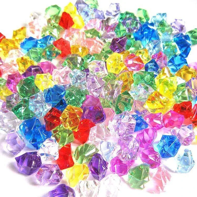 200pcs 아크릴 보석 돌 다채로운 짓 눌린 얼음 바 - Aquarium Fish Store 리뷰 및 가격