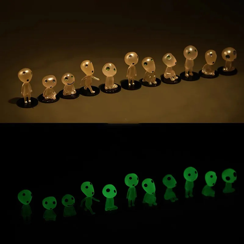 빛나는 엘프 미니 피규어 어항 장식 코다마 야광 피규어 - Aquarium Fish Accessories 리뷰 및 가격