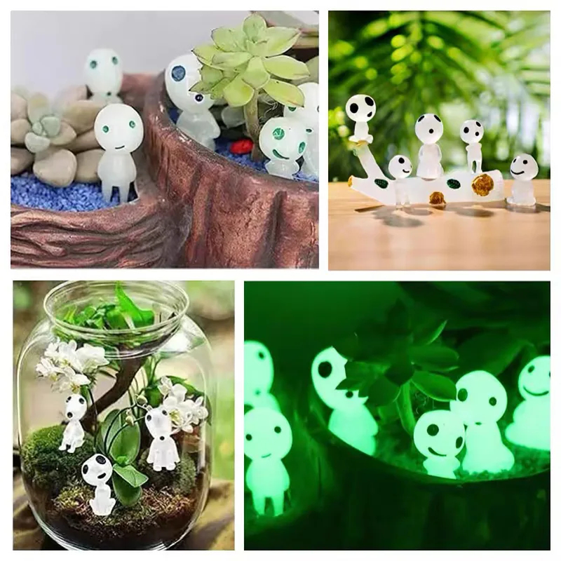 빛나는 엘프 미니 피규어 어항 장식 코다마 야광 피규어 - Aquarium Fish Accessories 리뷰 및 가격