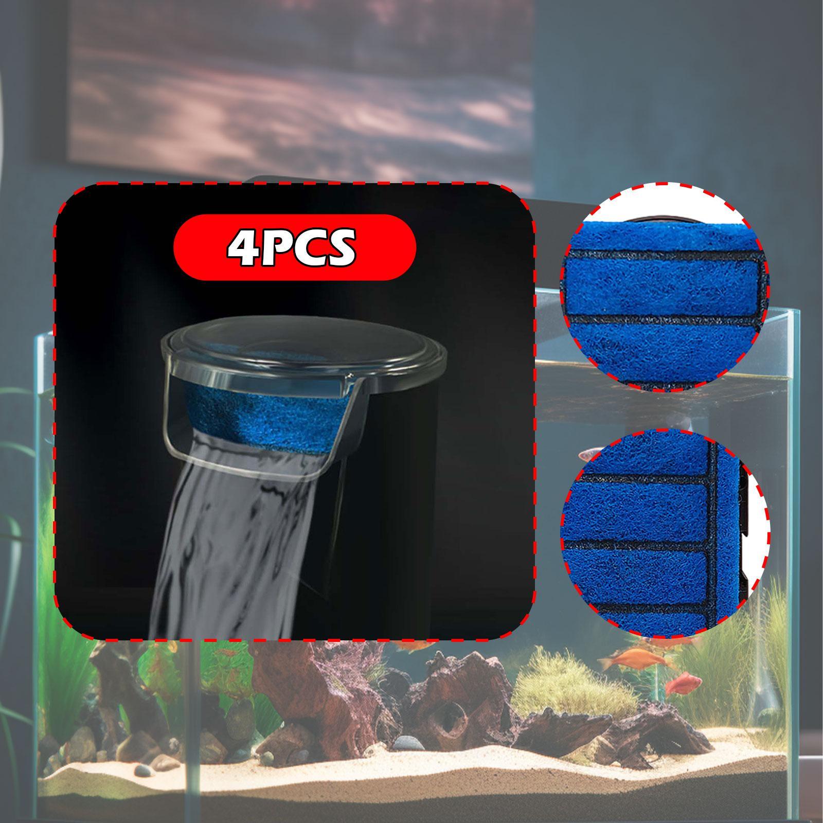 4 조각 탱크 필터 카트리지 설치가 용이한 액세서리 5 - Aquarium Fish Accessories 리뷰 및 가격